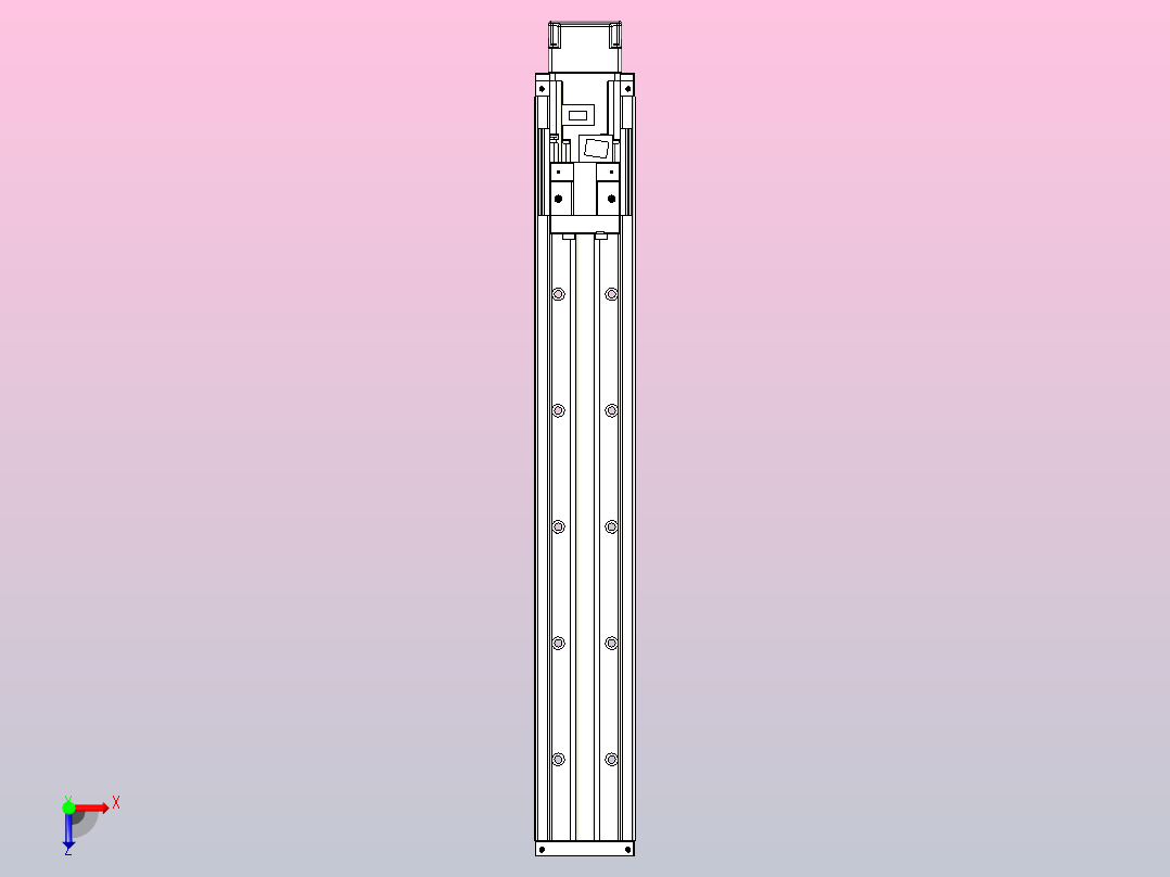 钢基模组TPA-KSR-8610C-640A1-MU-H0俯视图