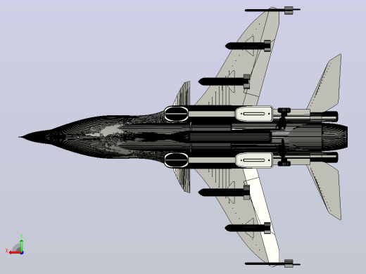 Fighter Aircraft飞机后视缩略图