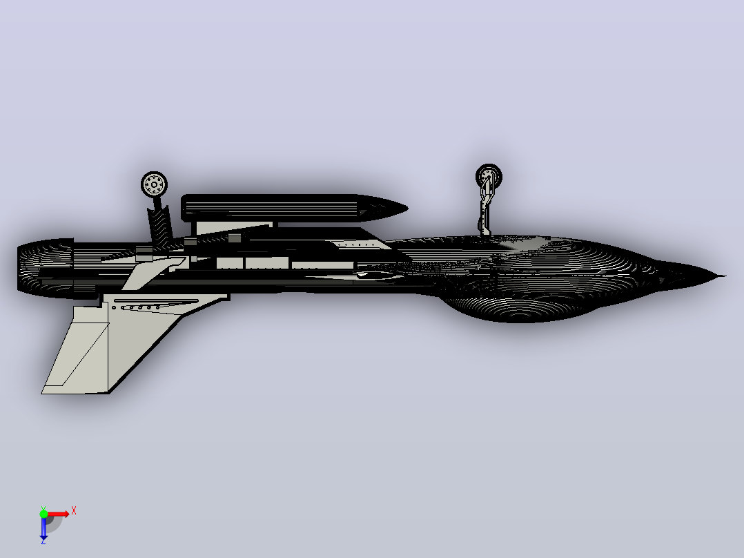 Fighter Aircraft飞机俯视图