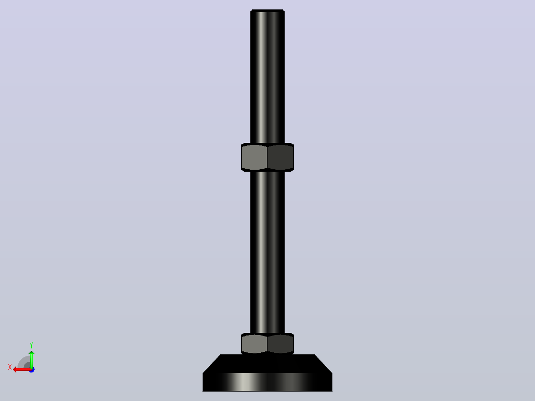 脚杯WAD72-D60-M16-L150后视图