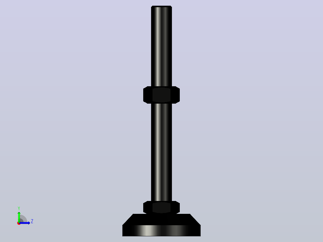 脚杯WAD72-D60-M16-L150左视图
