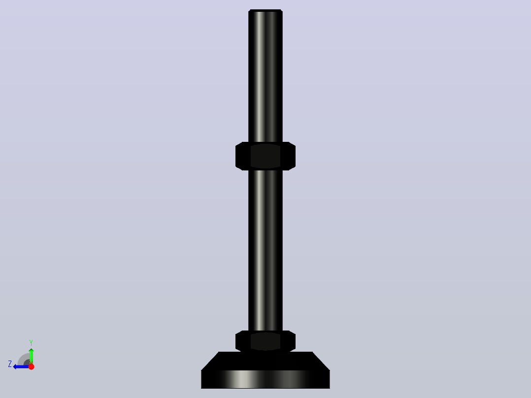 脚杯WAD72-D60-M16-L150右视图