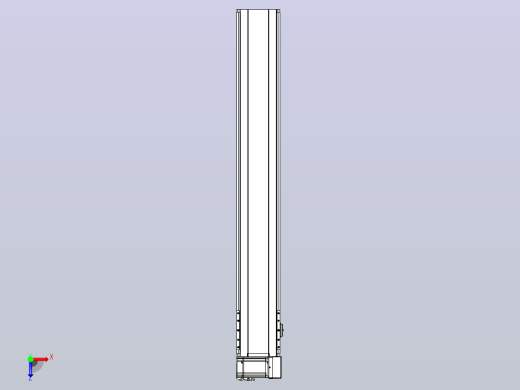 皮带直线轴半封闭可选导轨TPA-HNB-175D-140-L1100-RU-Y-P75-N3俯视缩略图