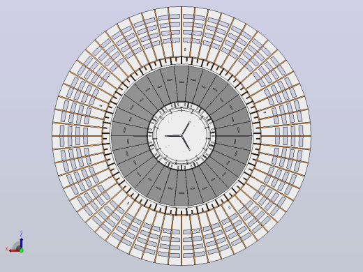 西雅图太空针塔，钣金拼图，3D拼图，metalcraft设计俯视缩略图