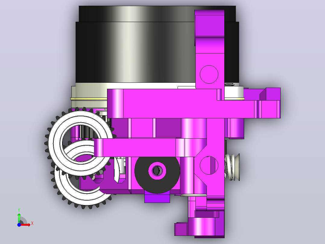 Artist 3d喂食器类型kk，用于创意k1 k1 max 123前视图
