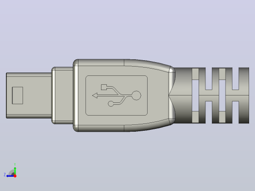 MINI-USB-B公头右视缩略图