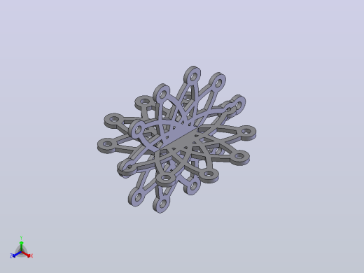 雪花1正等轴测缩略图