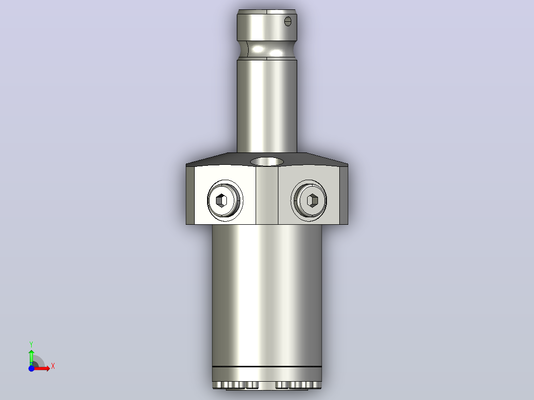 HTLA1601-2CL上法兰旋转式夹紧器前视图