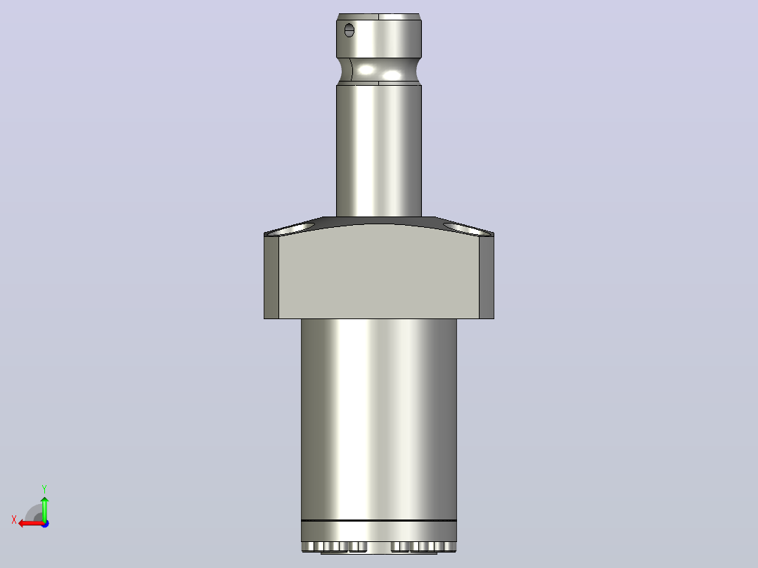 HTLA1601-2CL上法兰旋转式夹紧器后视图