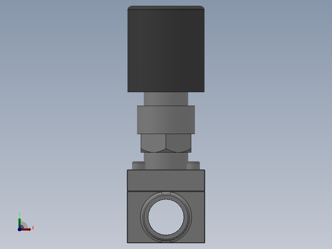 ZCG系列高压电磁阀[ZCG-16.0-50-F-B-K]通径50mm前视图