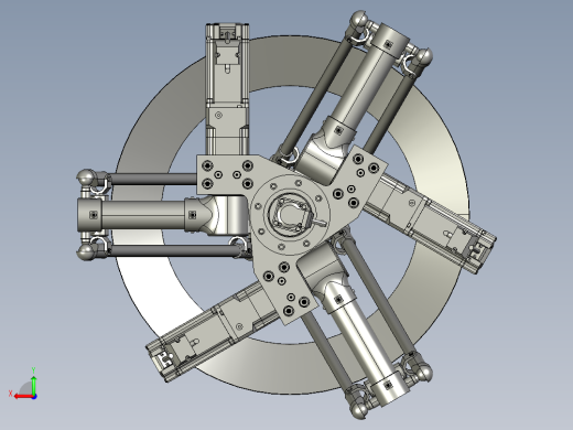 并联机器人D3P-500-A后视缩略图