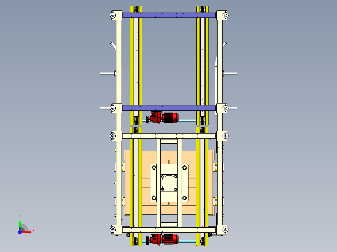 栈板自动拆垛机sw18可编辑前视图