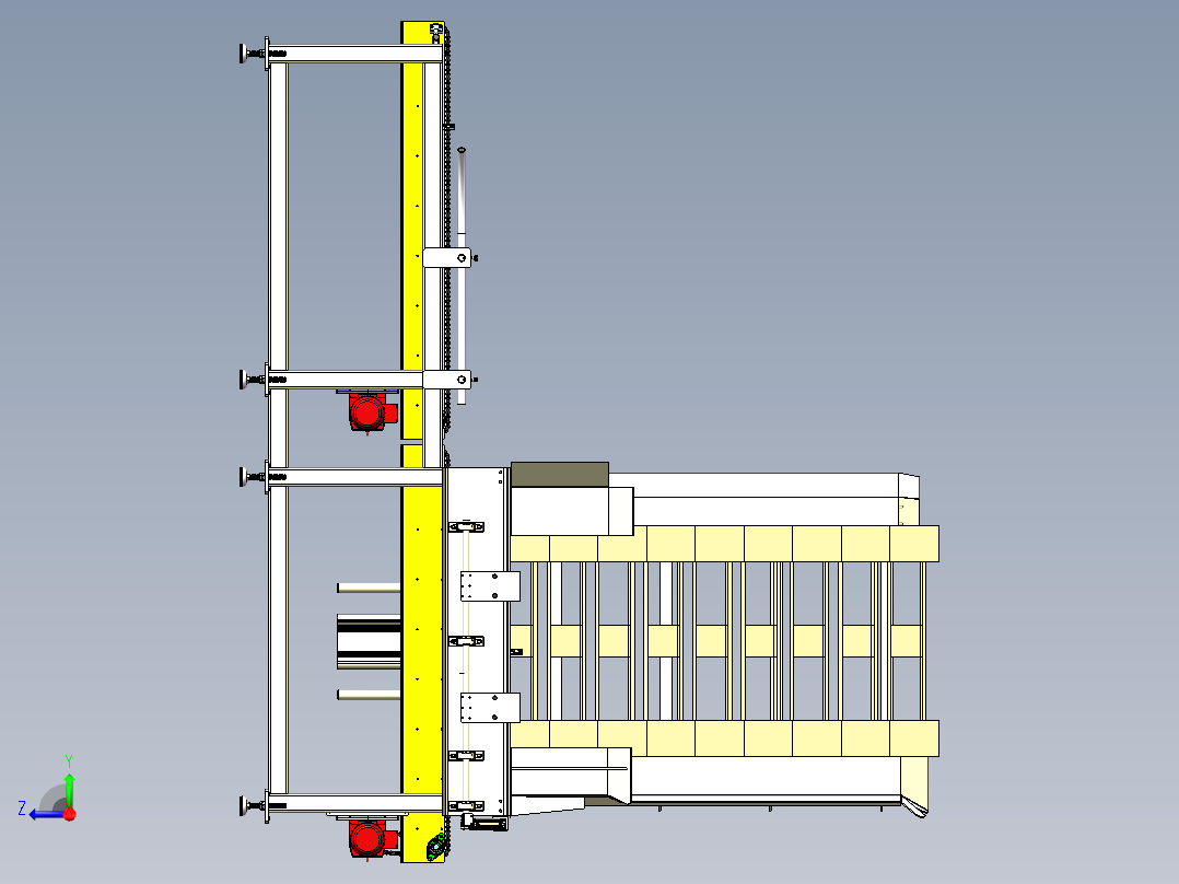 栈板自动拆垛机sw18可编辑右视图