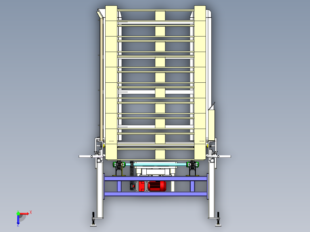 栈板自动拆垛机sw18可编辑俯视图