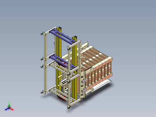栈板自动拆垛机sw18可编辑正等轴测缩略图