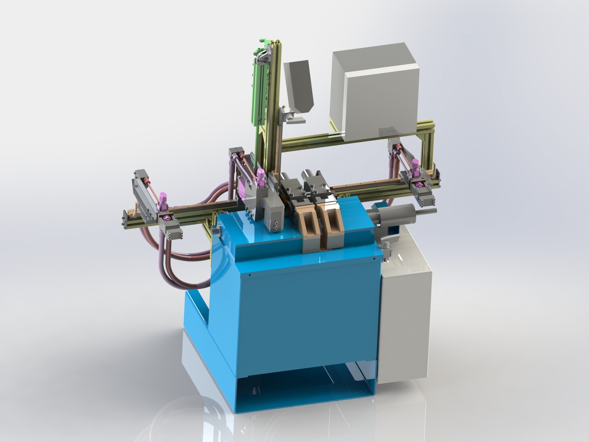 非标焊接机设备3D模型