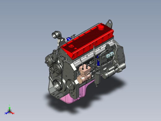 康明斯发动机数模