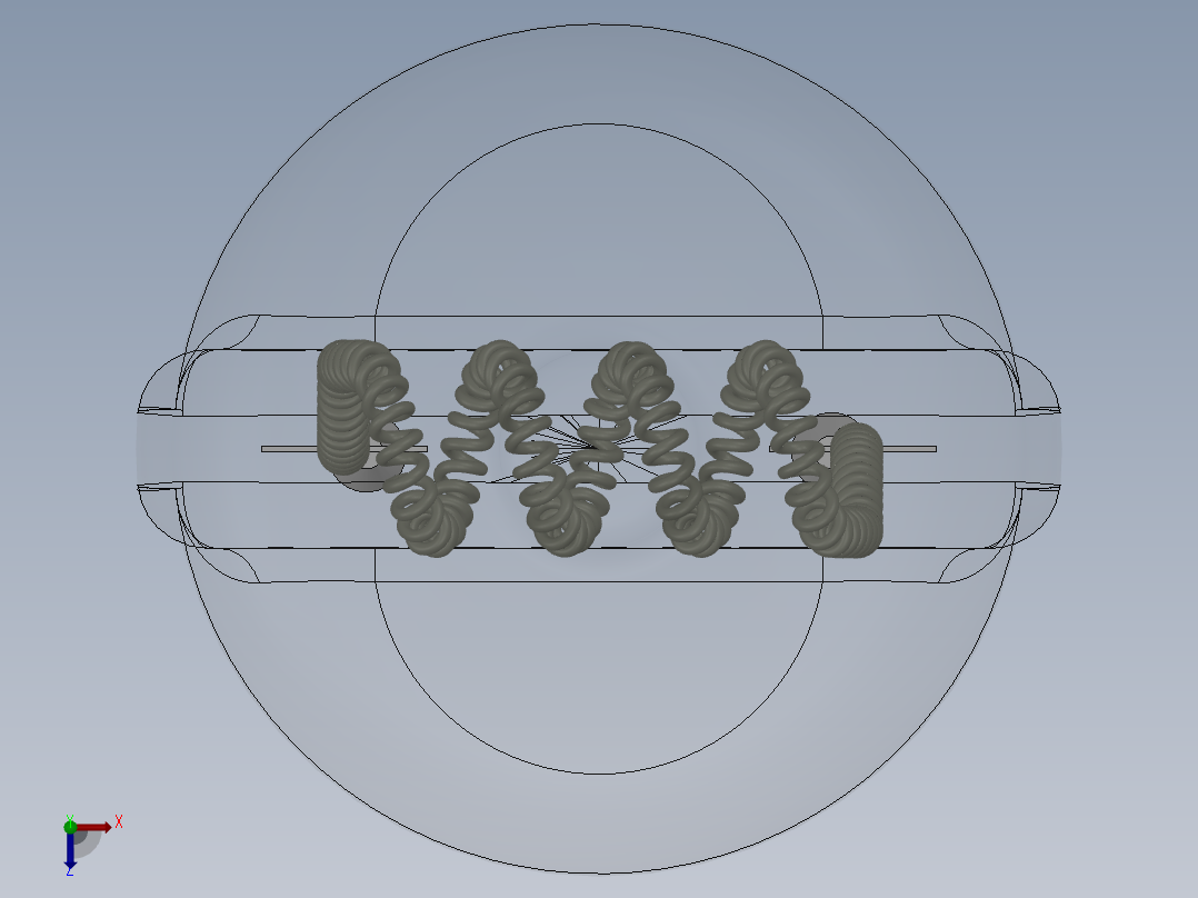 光学仪器用灯泡俯视图