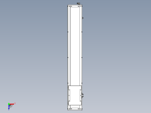 Toyo东佑达直线模组-ECH17-900-BM-400W俯视缩略图
