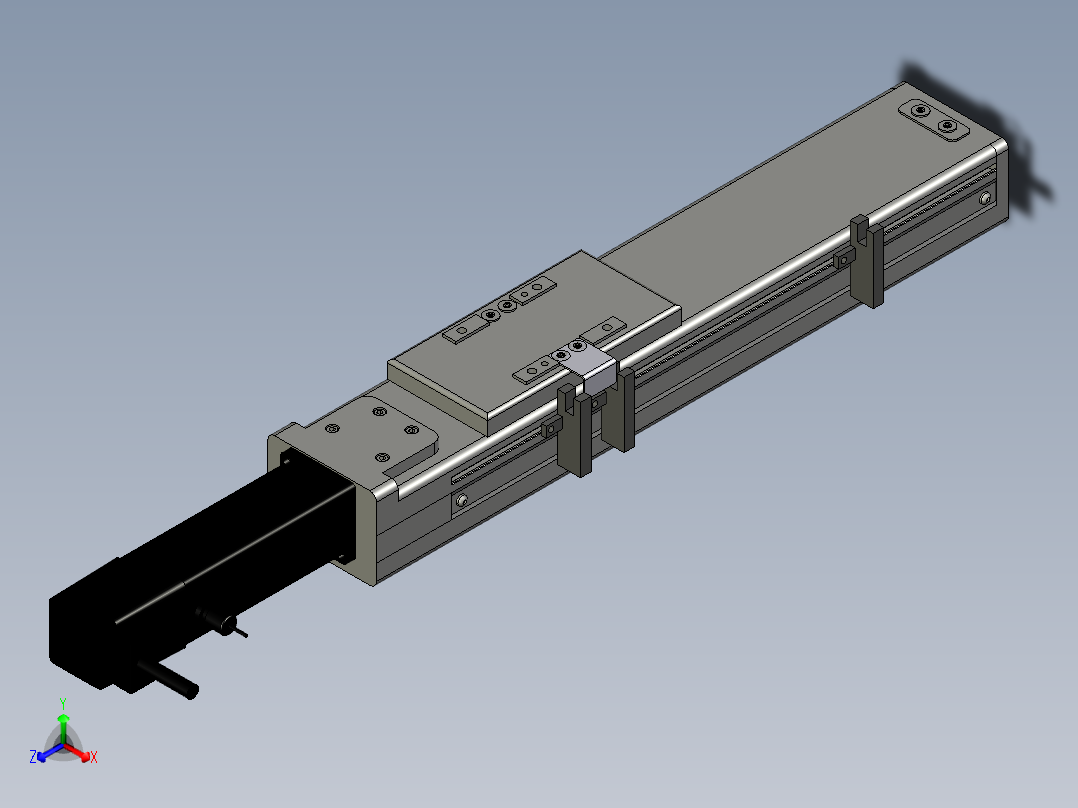 Toyo东佑达直线模组-ETH6-150-BC+煞車-M5主视图