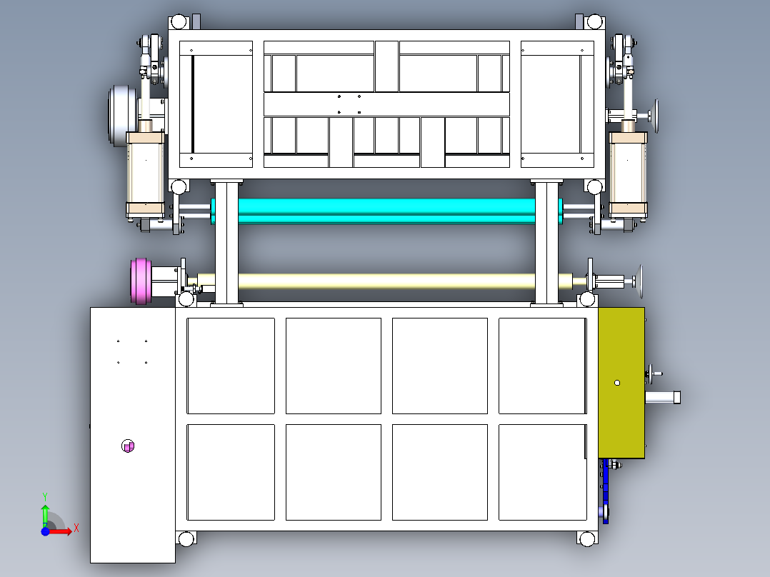 A9_贴合分条机前视图