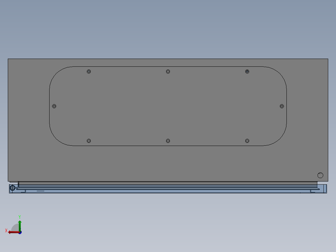 电能计量柜后视图