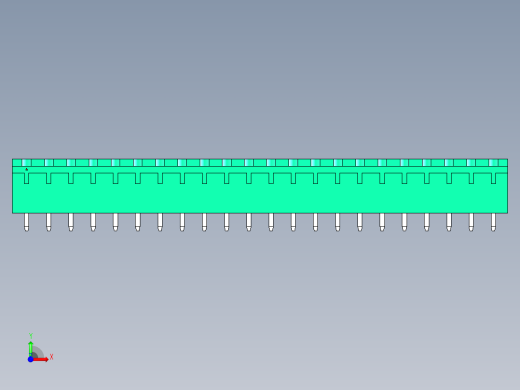 DEGSON 2EDG 系列 5.0mm 可插拔接线端子组-2EDGVC-5.0-22P-14-00AH前视缩略图