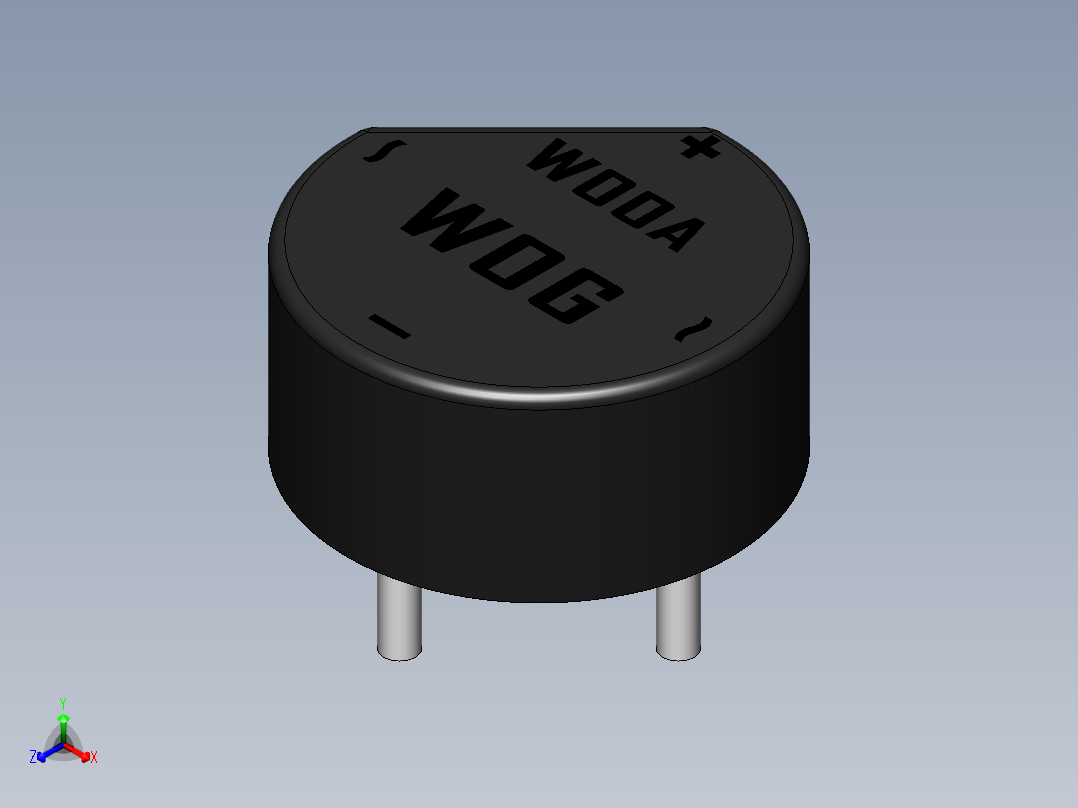 桥式整流器-R5, WOG, WOB, WOBM, WOM正等轴测图