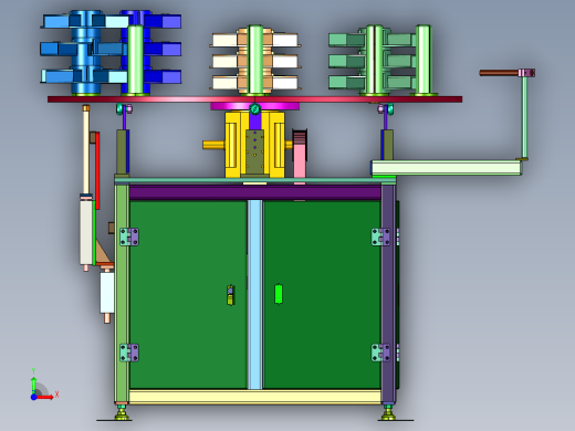 旋转式堆叠供料装置前视缩略图