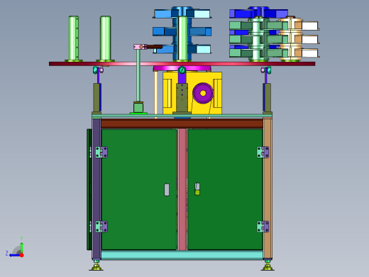 旋转式堆叠供料装置右视缩略图