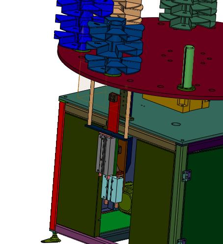旋转式堆叠供料装置
