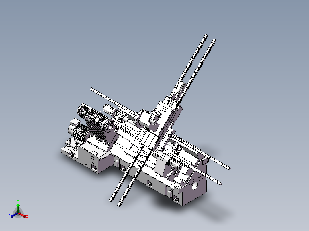 578斜床身TOM-TCK455总装(说明书)主视图
