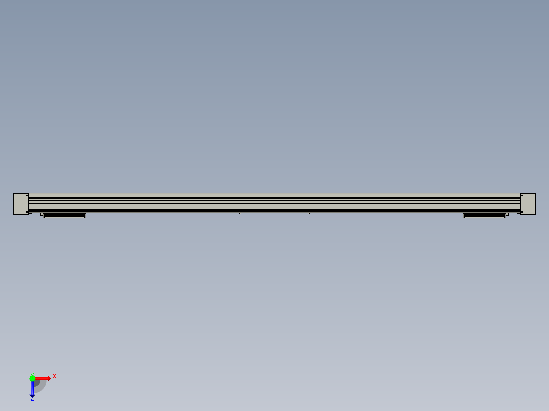威洛博双电机滑台-VC14D2-S650-BLR-P40-C6俯视图