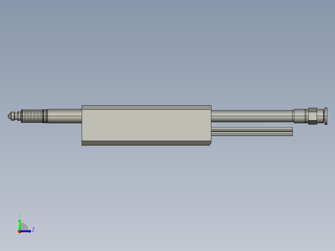 基恩士GT-A22_kc图纸模型左视图