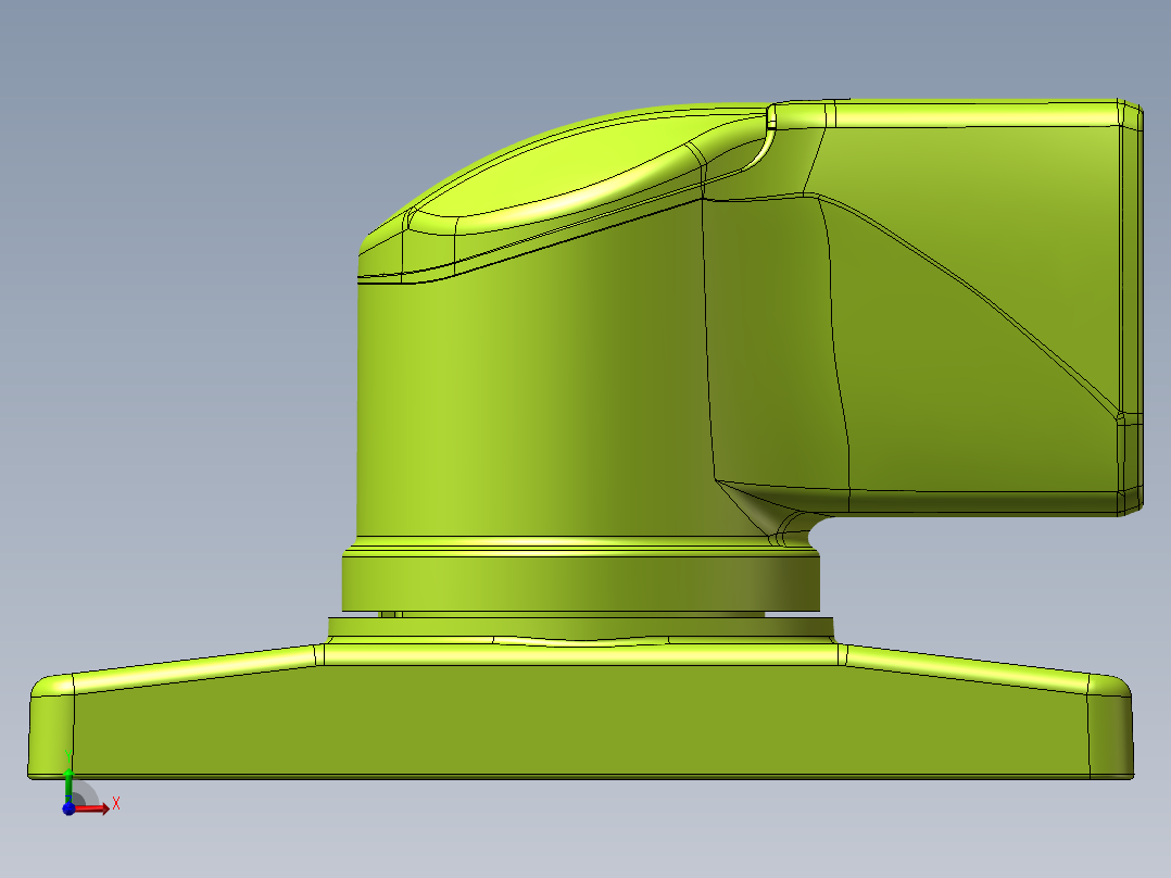 55-75-085防颤抖90°箱体连接器.SLDASM前视图