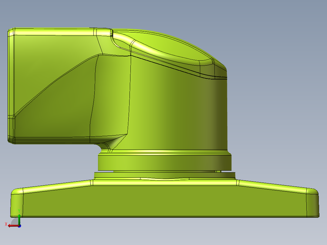 55-75-085防颤抖90°箱体连接器.SLDASM后视图