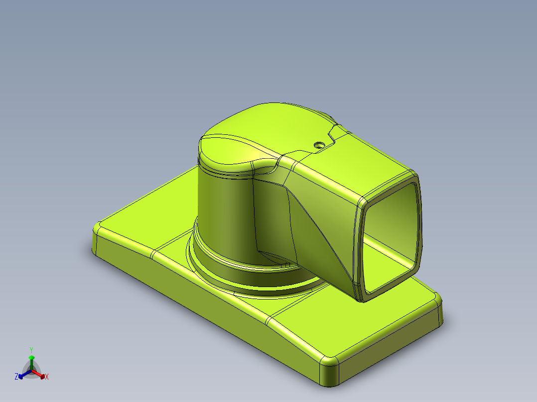 55-75-085防颤抖90°箱体连接器.SLDASM正等轴测图