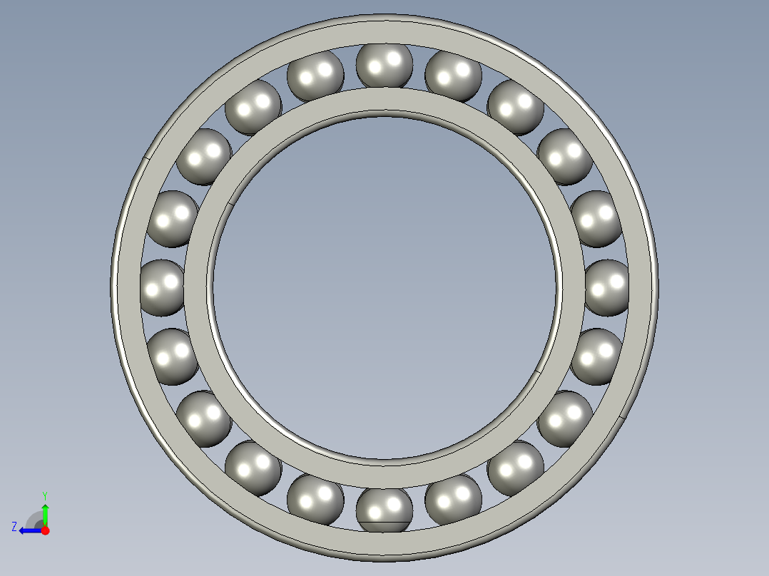 深沟球轴承61802右视图