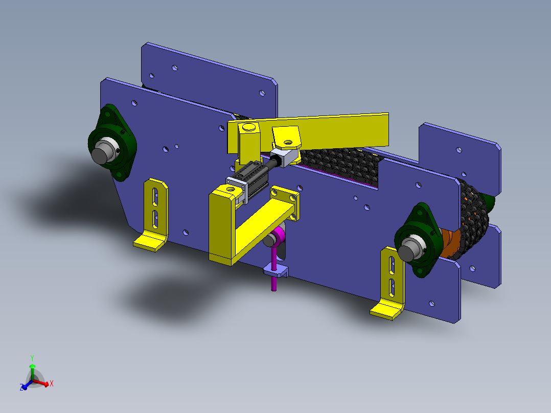 链式输送机机构
