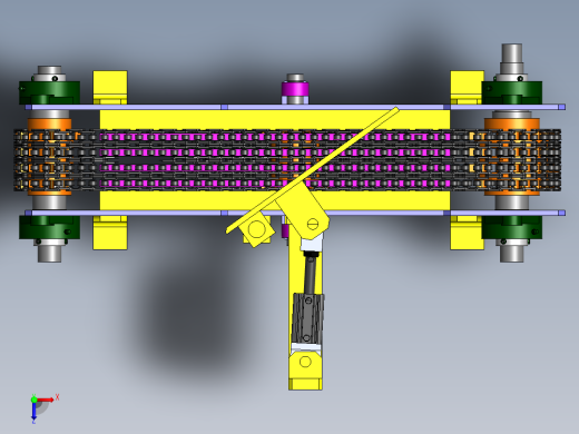 链式输送机机构俯视缩略图