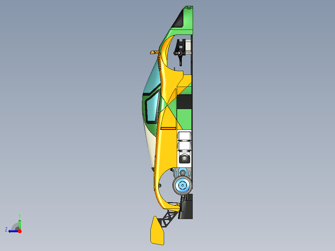 赛车-6 STP右视图