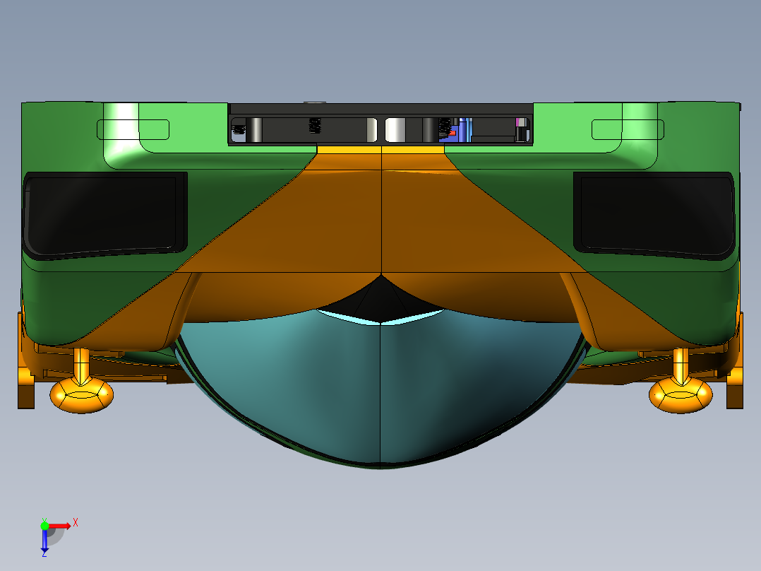 赛车-6 STP俯视图