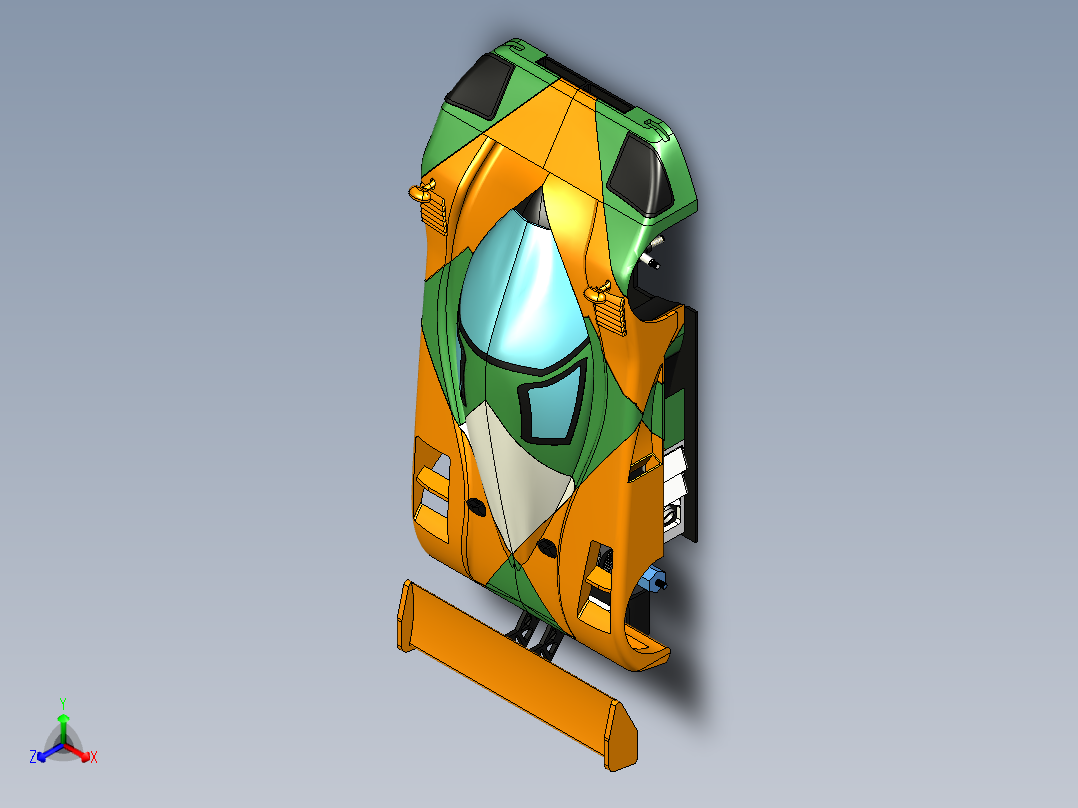 赛车-6 STP正等轴测图