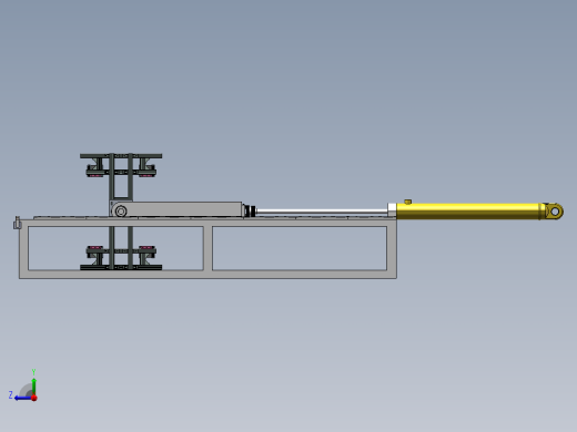 钢化玻璃夹持钢化架右视缩略图