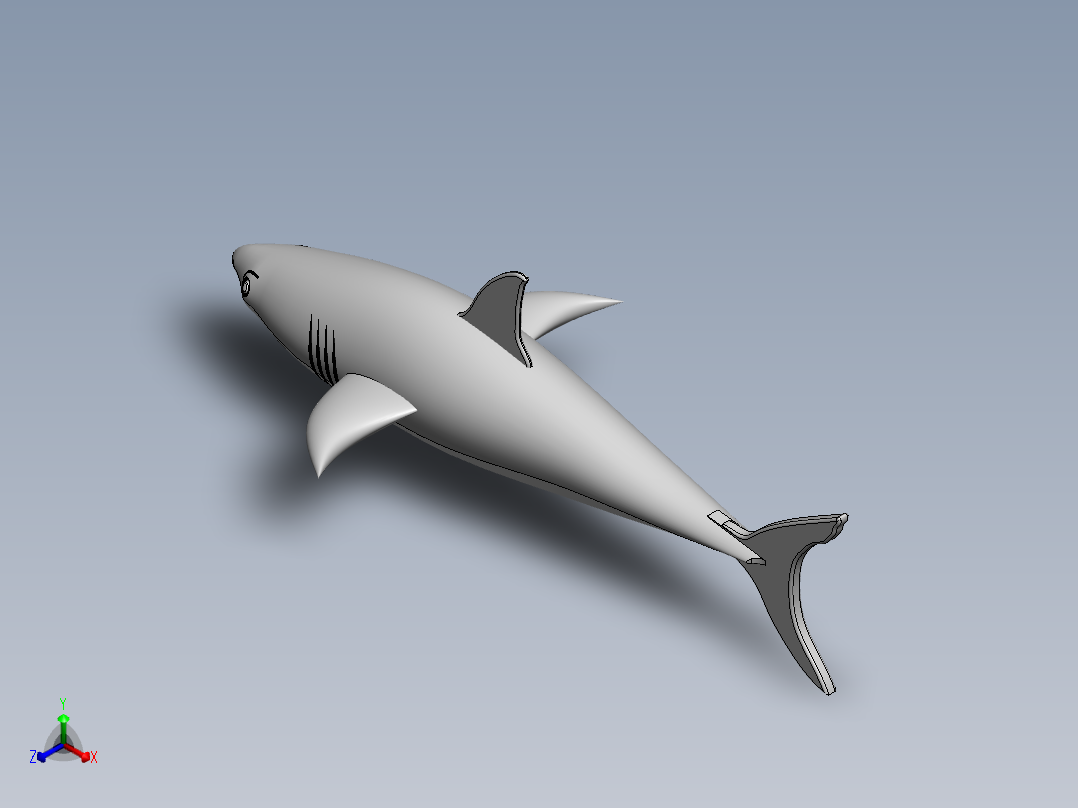 鲨鱼2正等轴测图