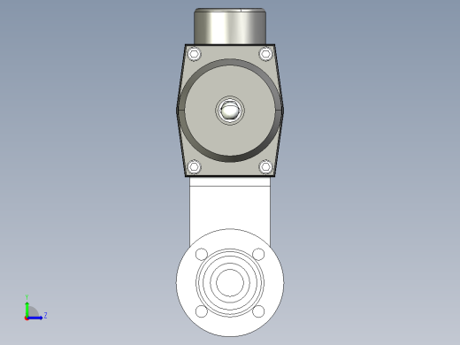 阀门模型-DN16______(____)左视缩略图