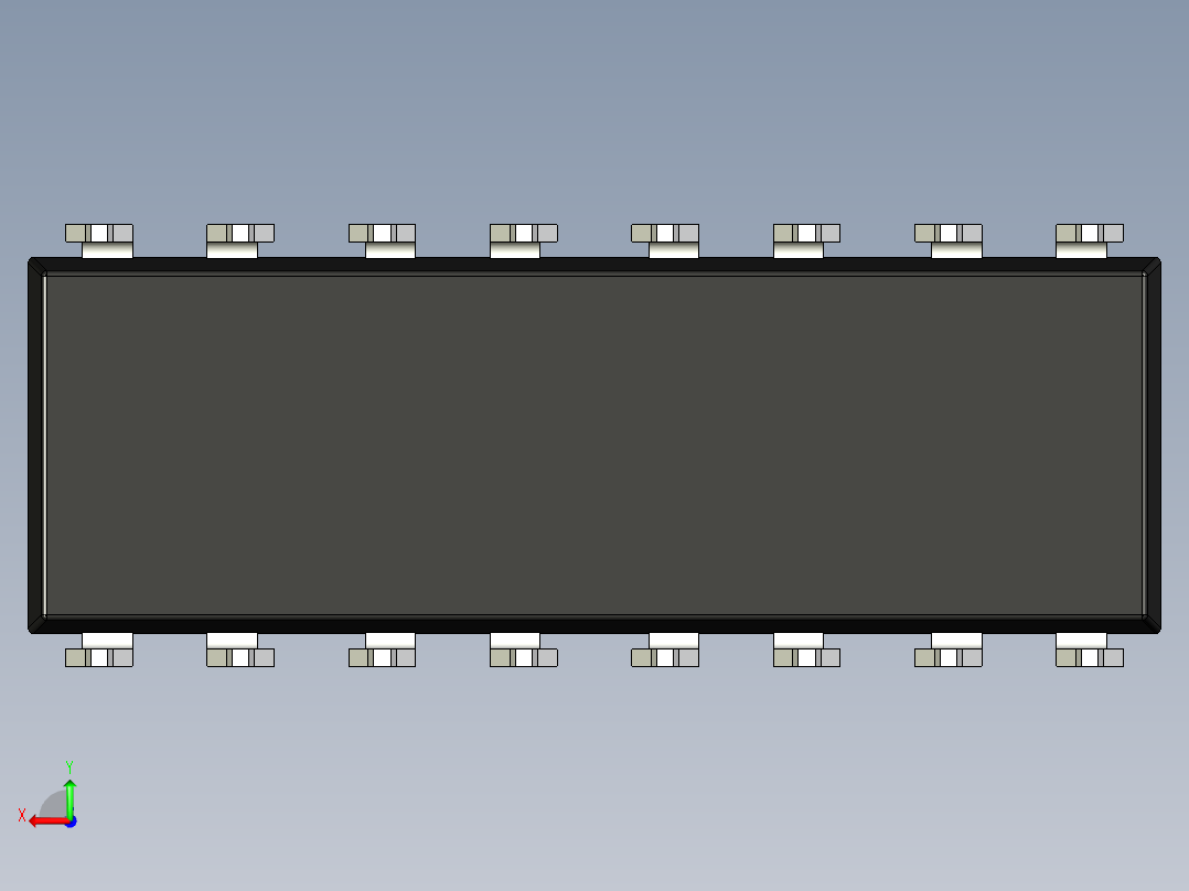 光电元件封装-DIP16-OC-BK后视图