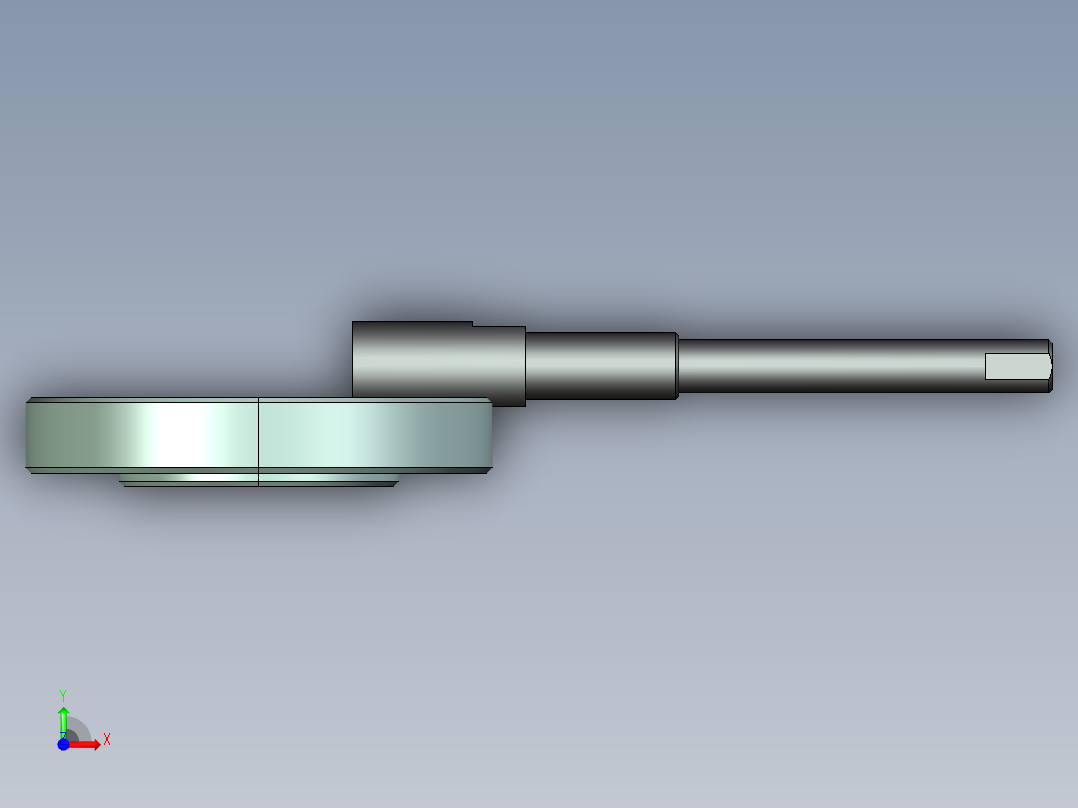 迷你加工中心刀库前视图