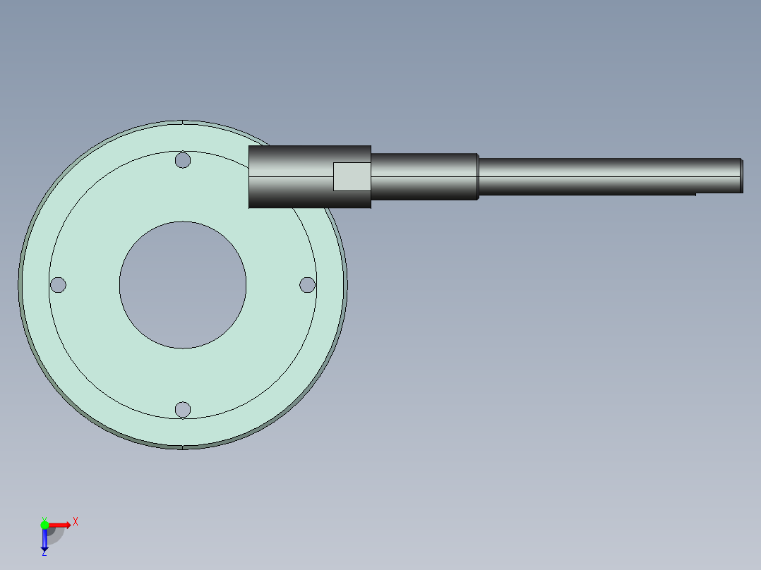 迷你加工中心刀库俯视图