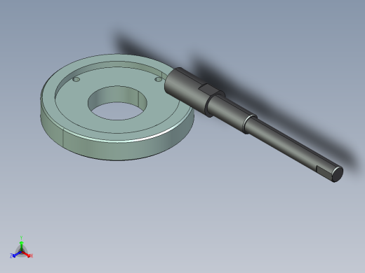 迷你加工中心刀库正等轴测缩略图